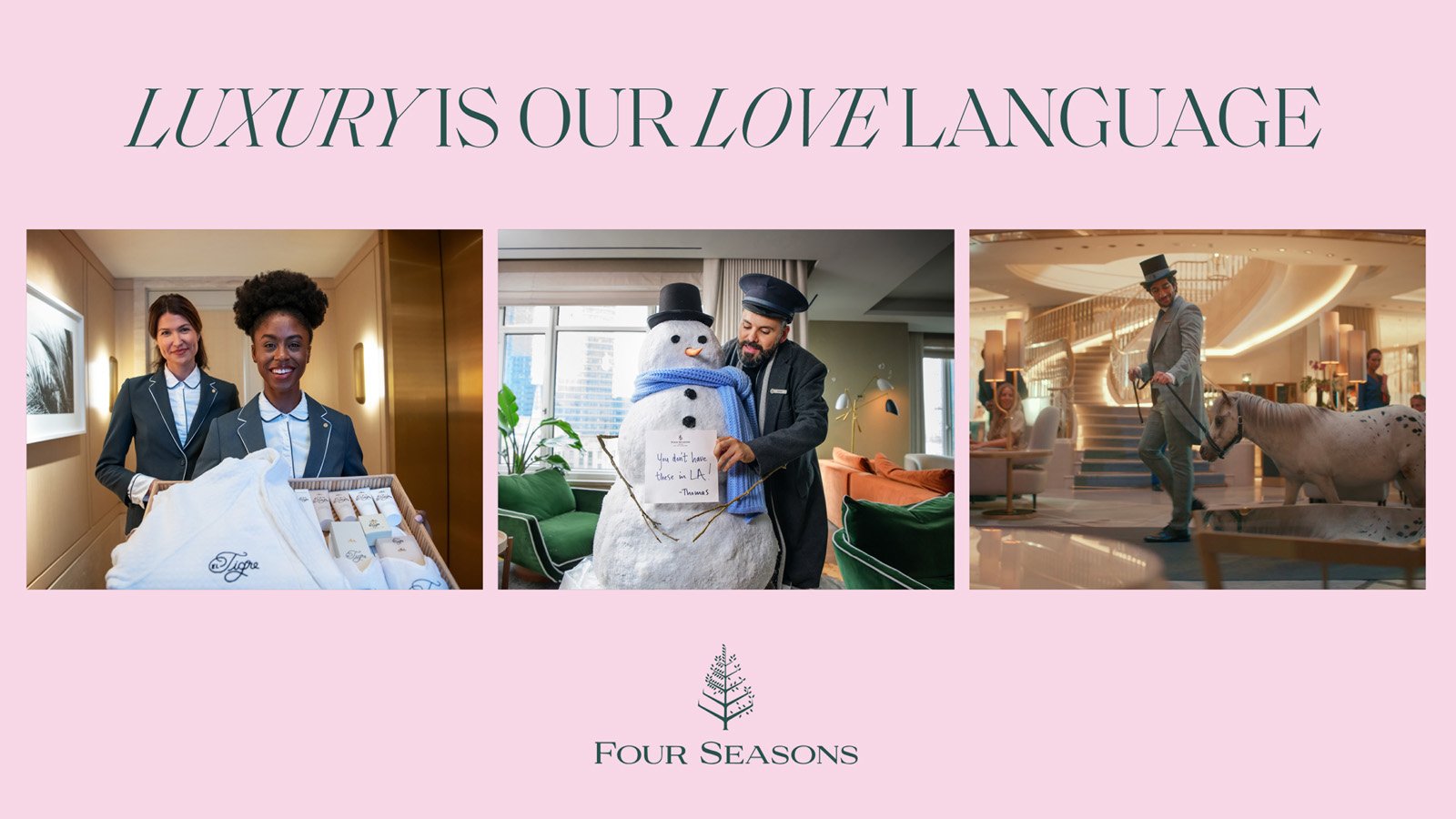 Four Seasons Hotels and Resorts unveils new brand creative platform, <i>Luxury Is Our Love Language</i>