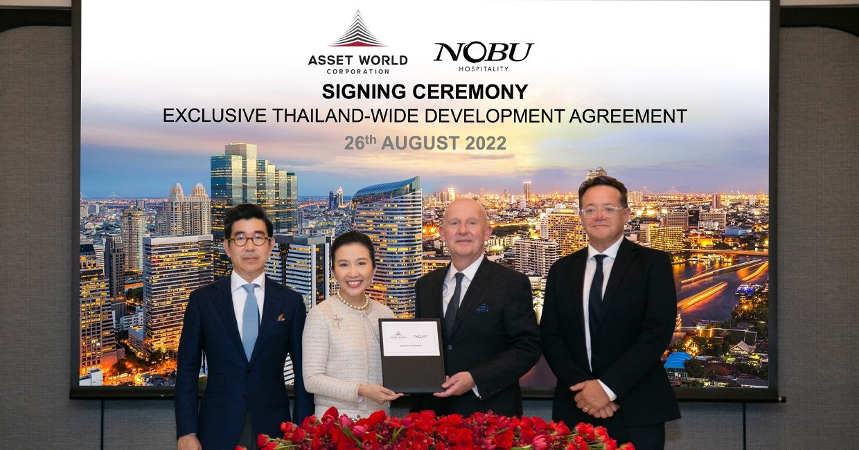 Nobu announces partnership with Asset World Corporation on two Thailand projects