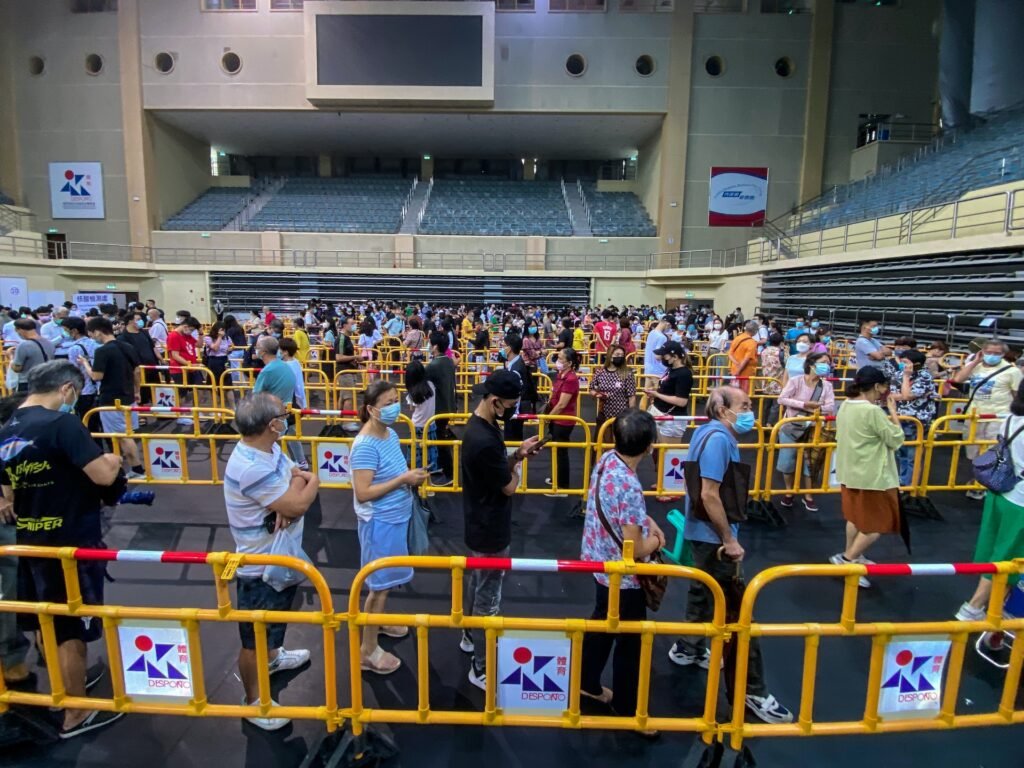 Macau's mass COVID testing, Macau, China. Photo by Renato Marques on Unsplash