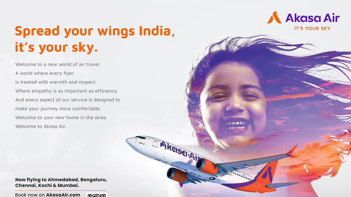Akasa Air unveils ‘Its Your Sky’ multimedia campaign